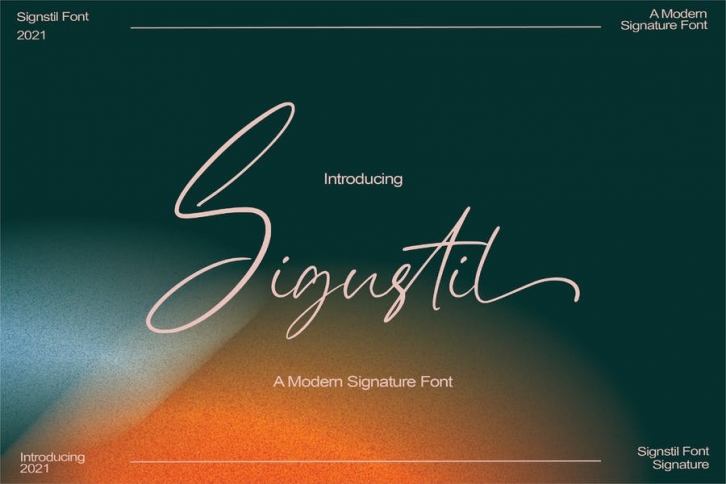 Sigustil - Signature Font Font Download