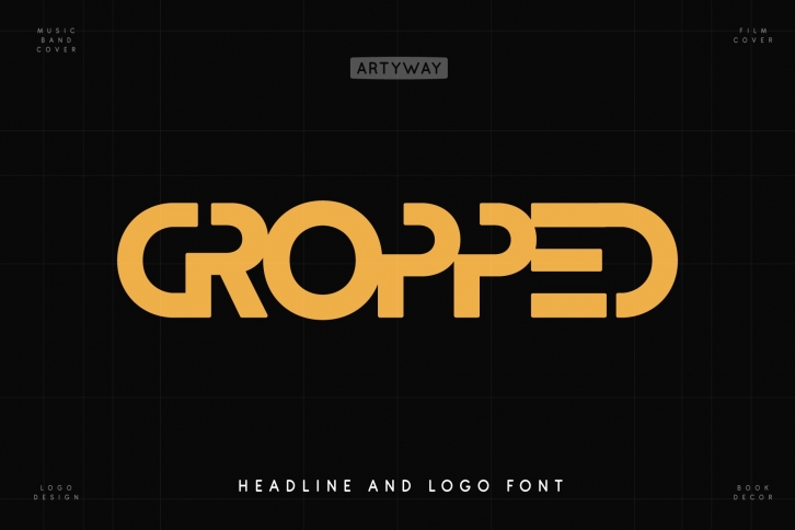 Cropped Logo Font Download