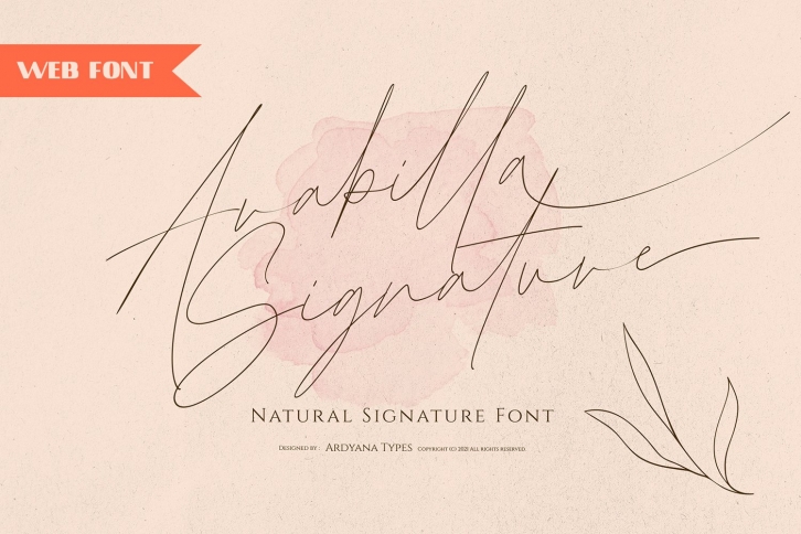 Arabilla Signature Font Download