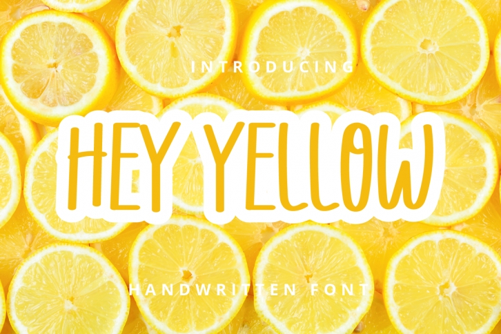 Hey Yellow Font Download