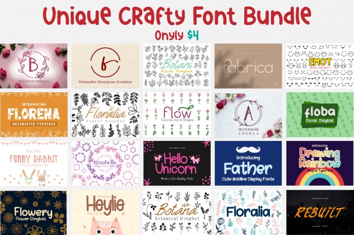Unique Craft Bundle Font Download