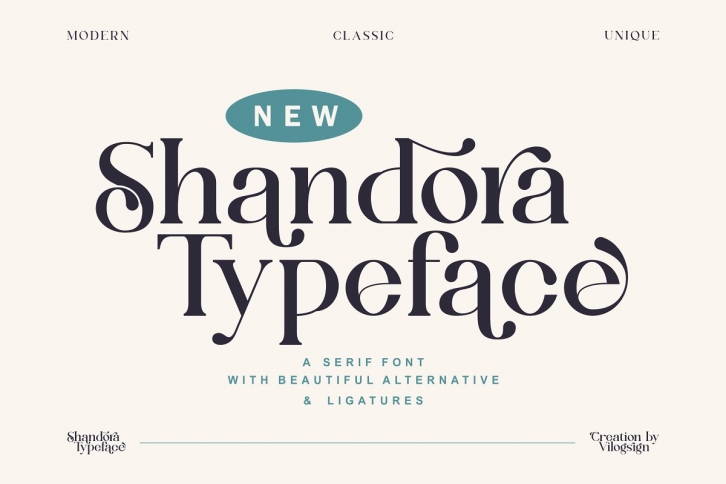 Shandora a Modern Serif Font Download
