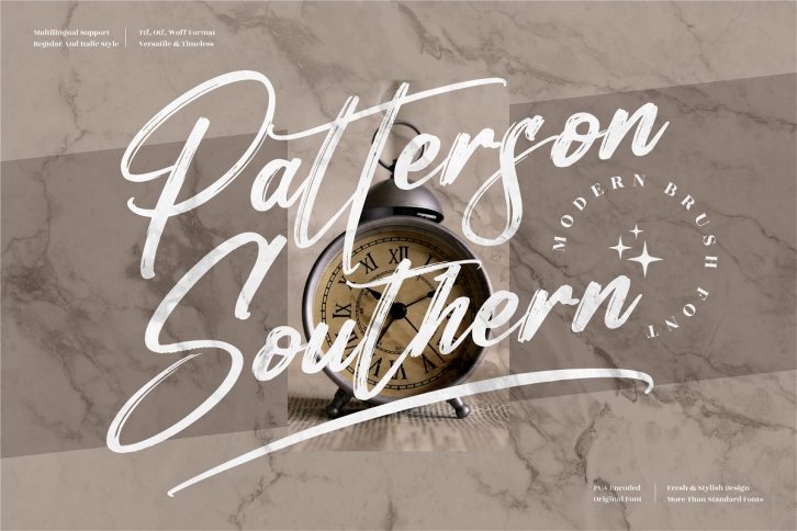 Patterson Southern Modern Brush Font Download