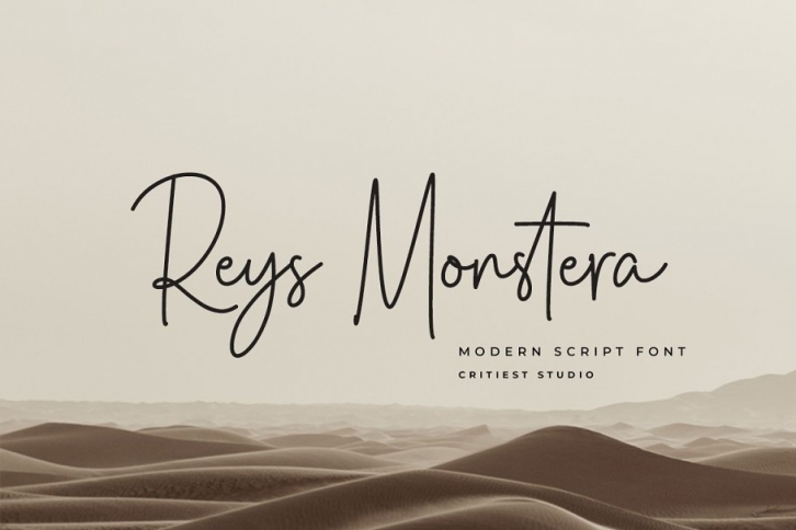 Reys Monstera Font Download