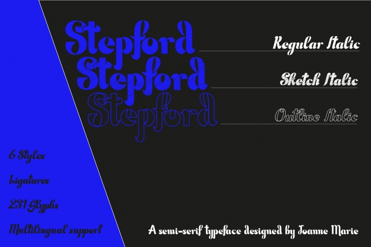 Stepford semi-serif font Font Download