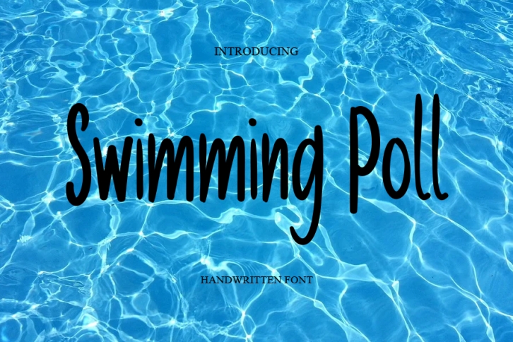 Swimming Poll Font Download