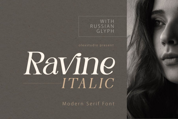 RAVINE ITALIC - Modern Serif Font Download