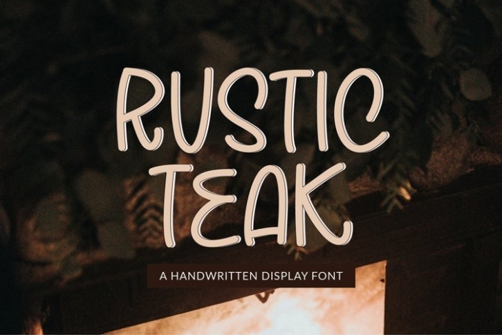 Web Rustic Teak Font Download