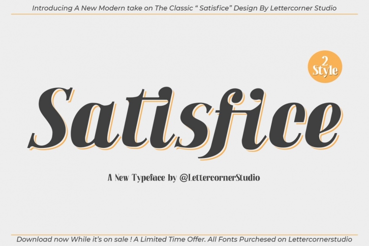 Satisfice Font Download