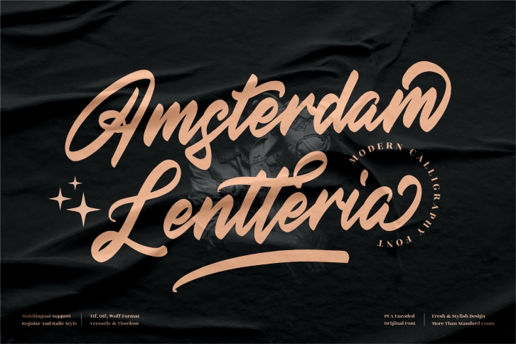 Amsterdam Lentteria Font Download