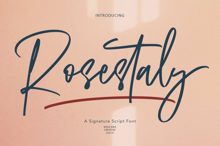 Rosestaly Signature Script Font Font Download