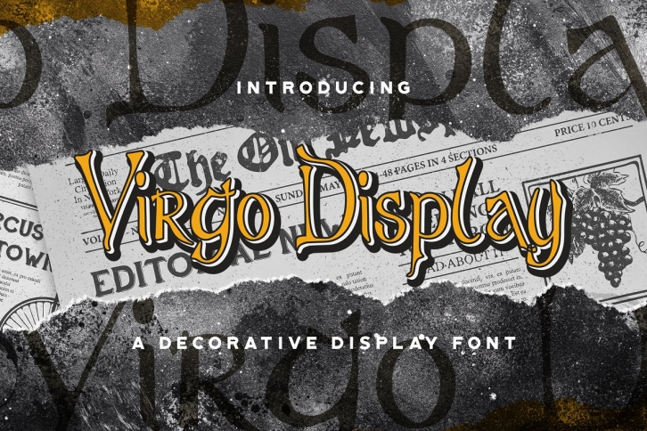 Virgo Display Font Download