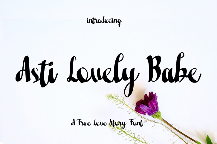 Asti Lovely Babe Font Download