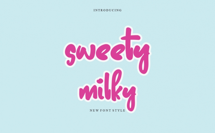 Sweety Milky Font Download