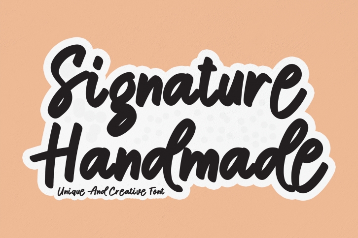 Signature Handmade Font Download