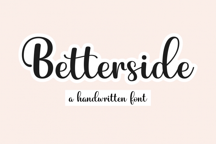 Betterside Font Download