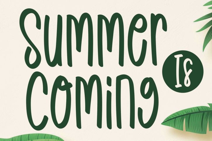 Summer is Coming Font Download