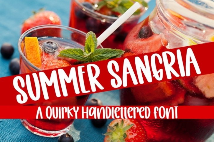 Web Summer Sangria Font Download