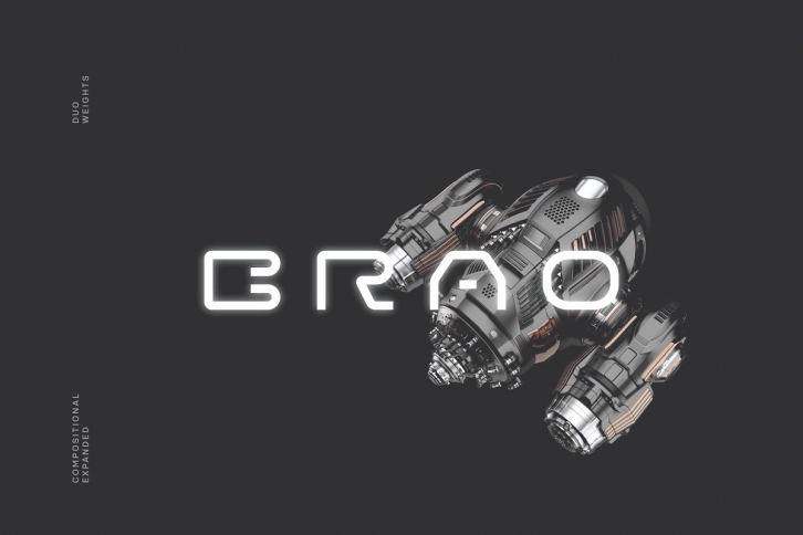 Brao Tech Font Download