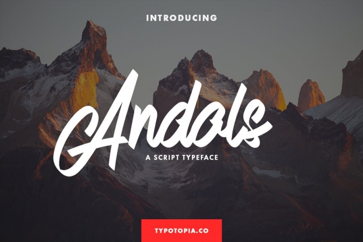 Andals Script Typeface Font Download