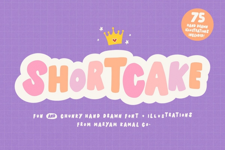 Shortcake Playful  Graphics Font Download