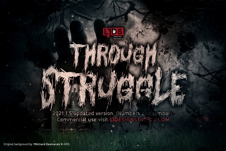 Through Struggle Font Download