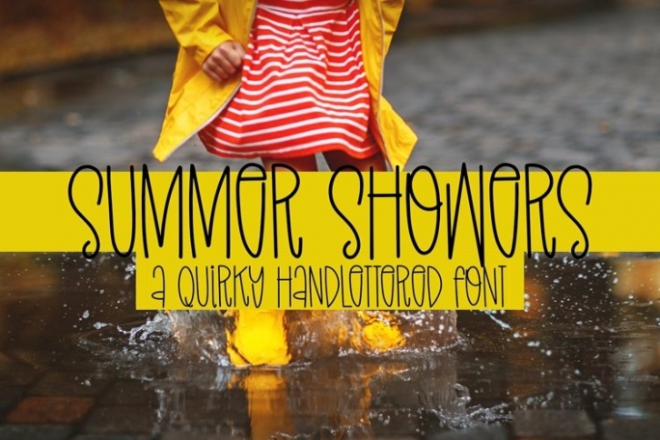 Web Summer Showers Font Download