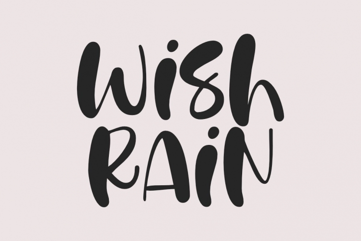 Wish Rain Font Download