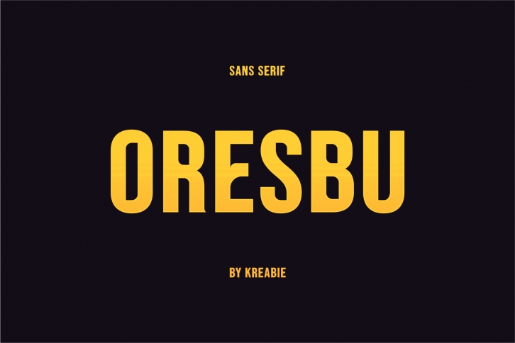 Oresbu Font Download