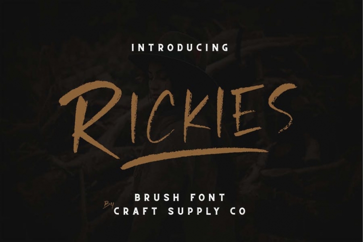 Rickies - Brush Font Font Download