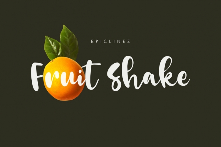 Fruit Shake Script Font Download