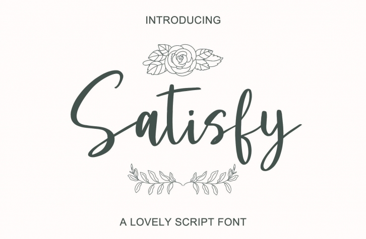 Satisfy Font Download