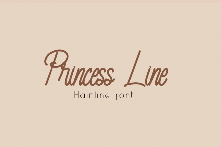 princess_line Font Download