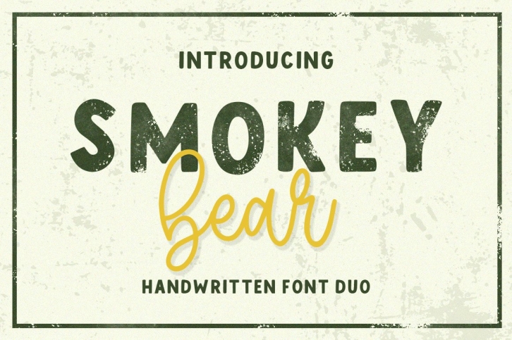 Smokey Bear Font Download