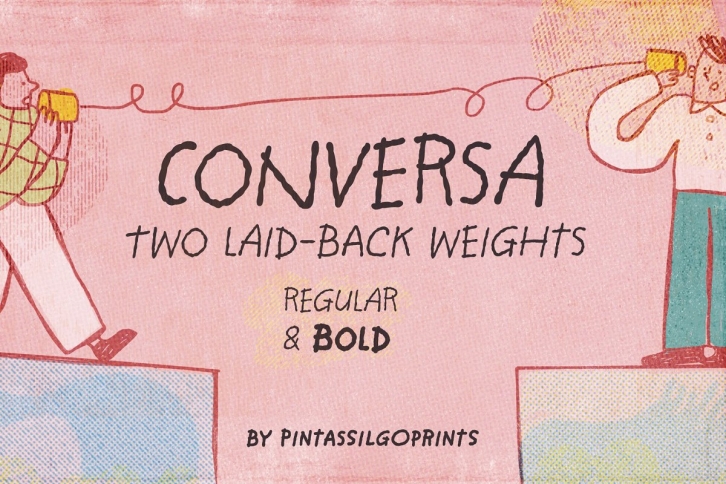 NEW! Conversa – a  laid-back family Font Download