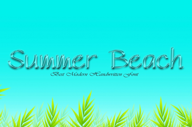 Summer Beach Font Download