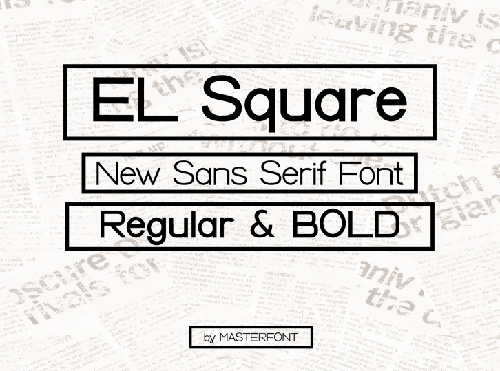 El Square Font Download