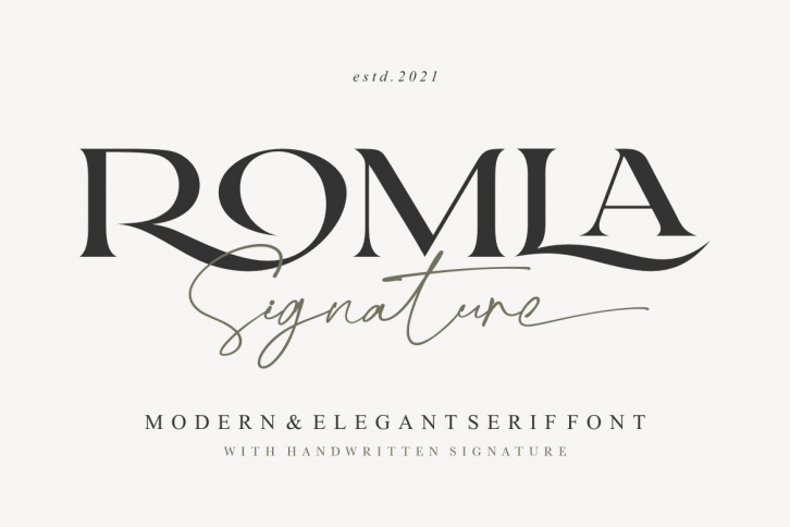 Romla Signature Font Download