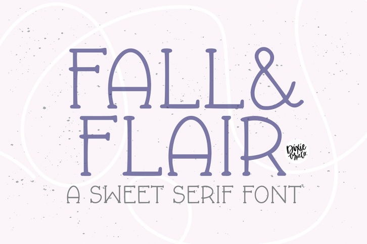 FALL  FLAIR Farmhouse Serif Font Download