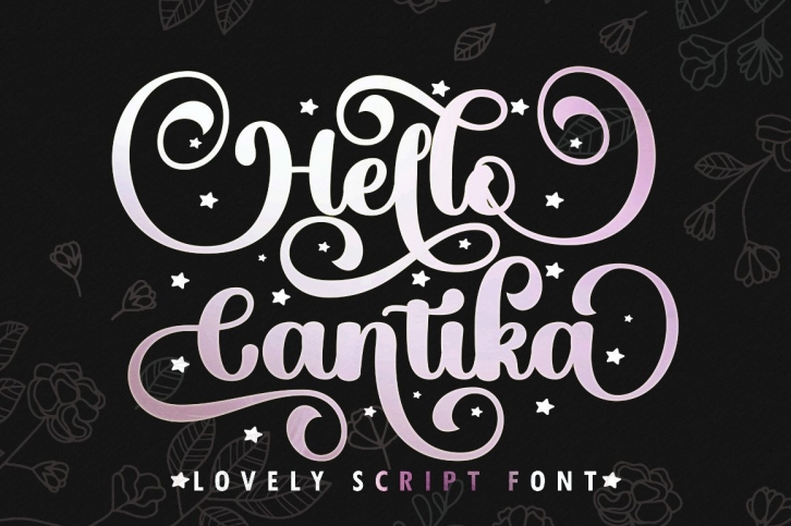 Hello Cantika Script Font Download