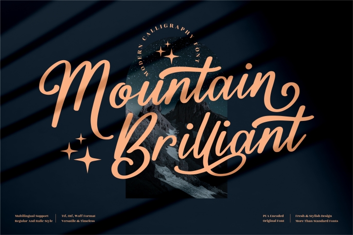 Mountain Brillia Font Download