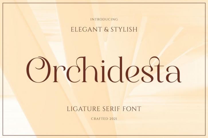 Orchidesta - Display Serif Font Download