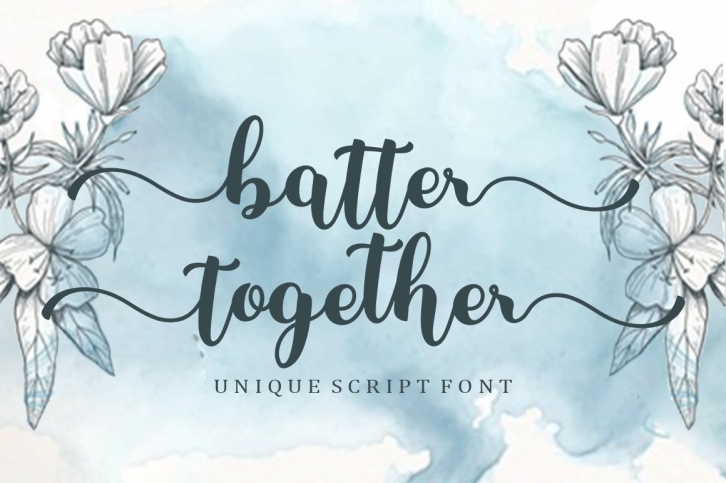 Batter Together Font Download