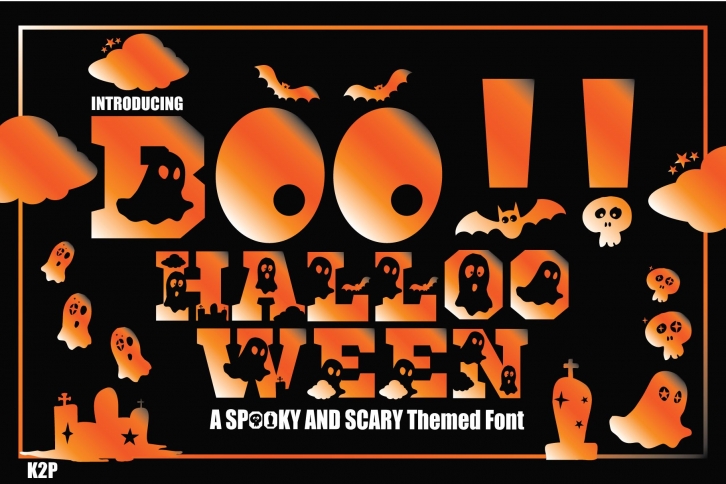 Boo!! Halloween Font Download