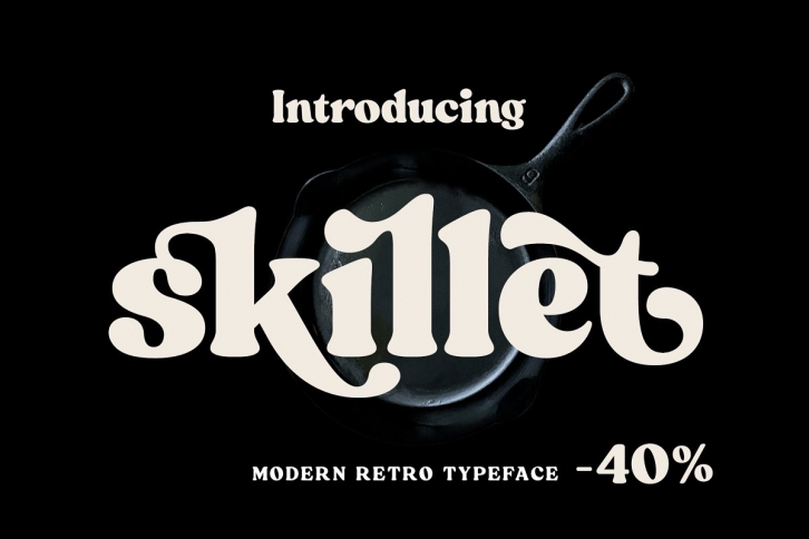 Skillet Serif Typeface -40% Font Download
