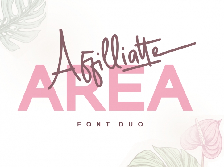 Affilliatte Area Font Download