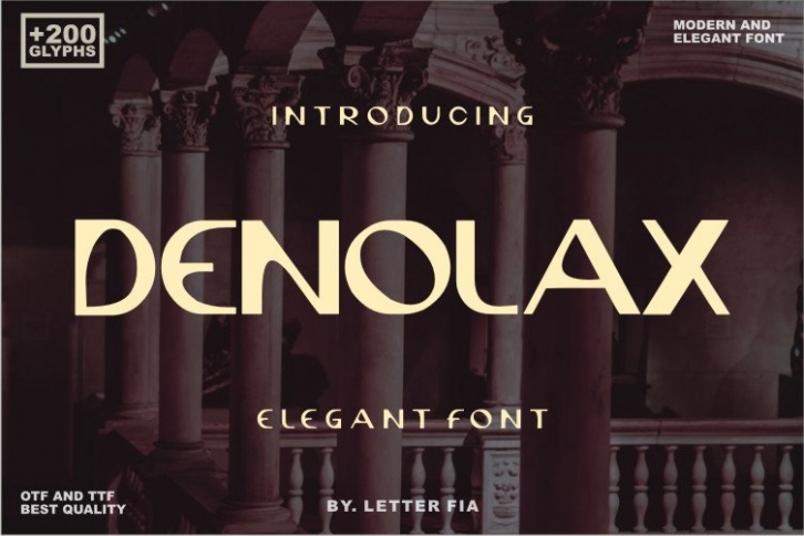 Denolax Font Download