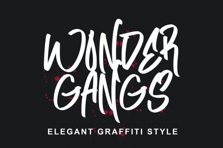 Wonder Gangs Graffiti Font Font Download