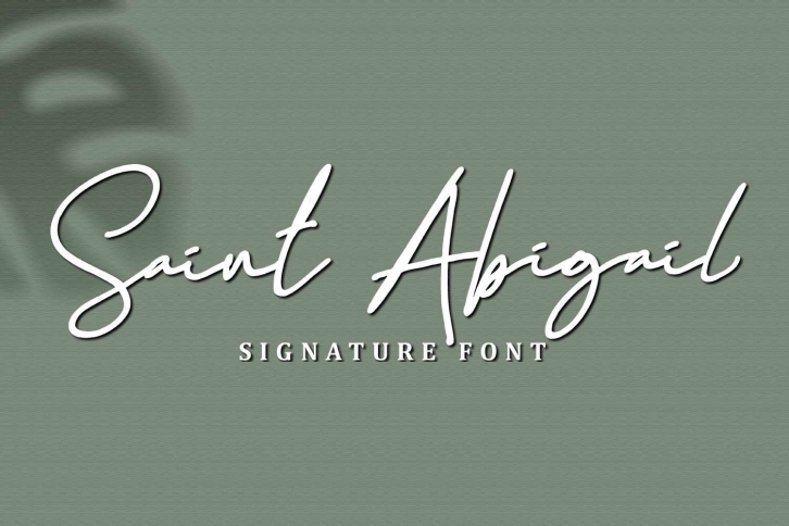 Saint Abigail Font Download