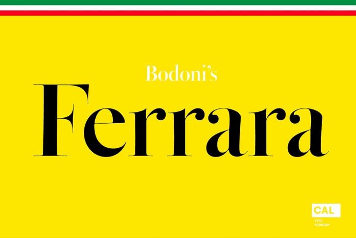 Bodoni Ferrara Font Download